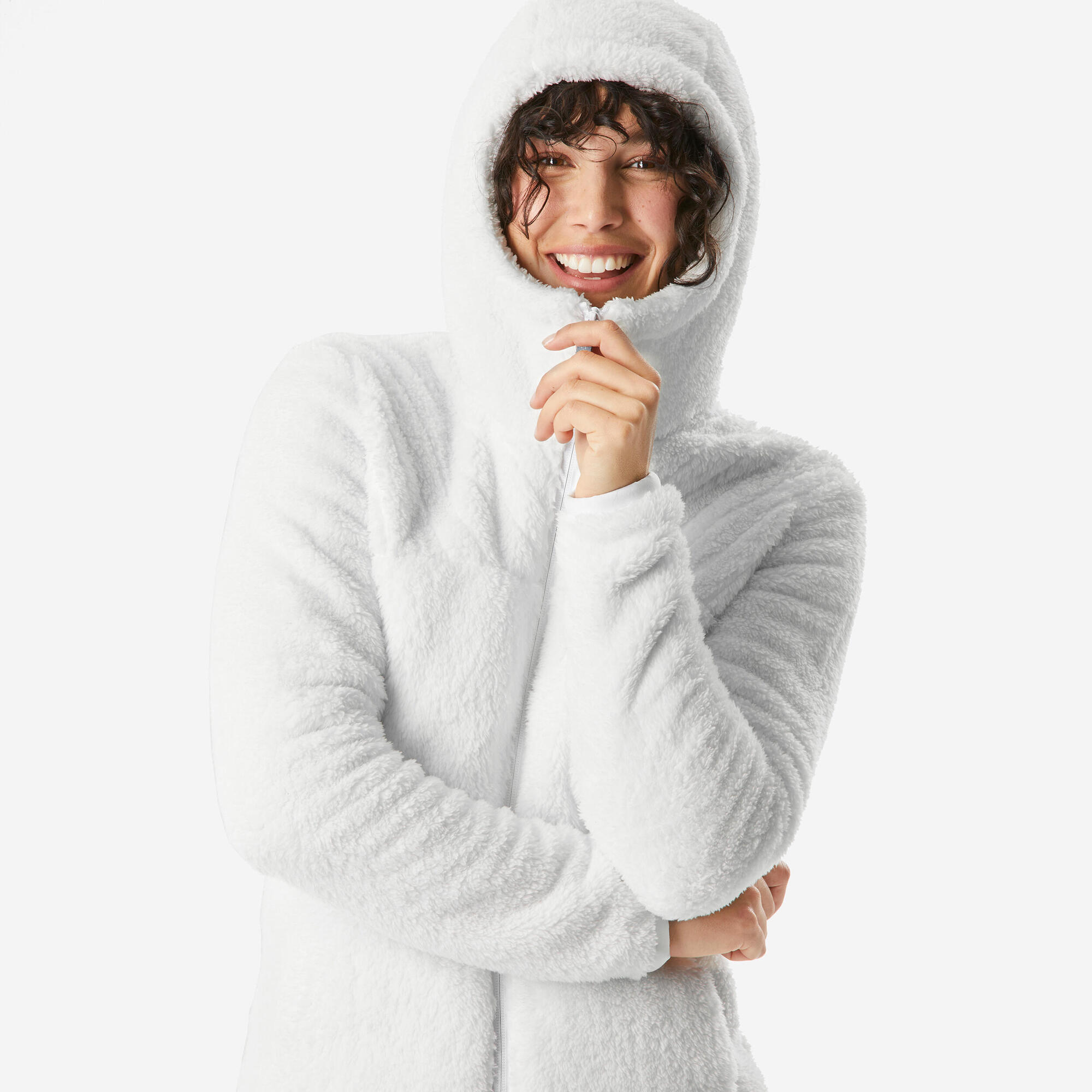 Quechua Women's SH500 U-Warm Fleece Jacket - Image 3