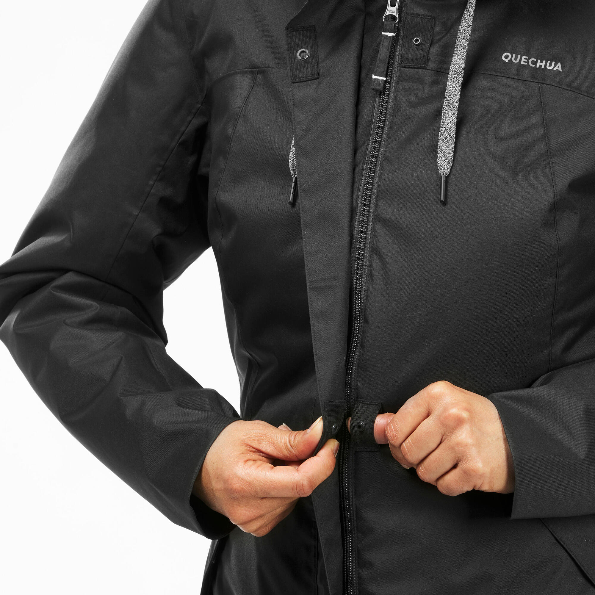 Quechua Women's NH500 Waterproof Winter Jacket - Image 6