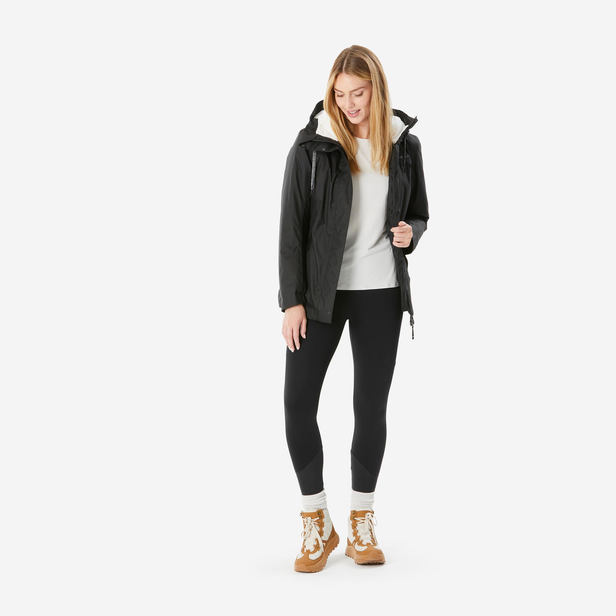 Quechua Women's NH500 Waterproof Winter Jacket - Image 2